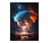 Adults 52x38cm/1000pcs Jigsaw Puzzle Universe Skyline Landscape Puzzles for Adults Family Games Perfect Decoration for Is Ideal As A Gift 52x38cm/1000pcs