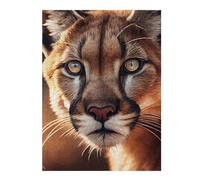 Adults 52x38cm/1000pcs Jigsaw Puzzle Wild Cat Close-Up Teenagers Puzzles Toy Wall Decor Pattern Assembly Parent-child Interaction 52x38cm/1000pcs