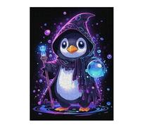 Adults 52x38cm/1000pcsJigsaw Puzzle Penguin Bubble Wizard Adult Jigsaw Puzzle Relax Games Hand Speed Race Parent-child Interaction 52x38cm/1000pcs