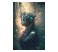 Adults 75x50cm/1000pcs Jigsaw Puzzle Enchanted Forest Fairy Teenagers Puzzles Toy Wall Decor Pattern Assembly Parent-child Interaction 75x50cm/1000pcs