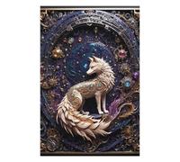 Adults 75x50cm/1000pcs Jigsaw Puzzle Legend Steampunk Fox Adult Jigsaw Relaxing Games Enhance Memory Unique Gifts for Birthday And Christmas 75x50cm/1000pcs
