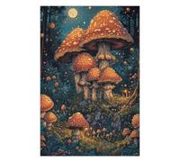 Adults 75x50cm/1000pcs Jigsaw Puzzle Magic Mushroom Puzzles for Adults Family Games Perfect Decoration for Is Ideal As A Gift 75x50cm/1000pcs