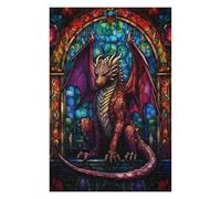 Adults 75x50cm/1000pcs Jigsaw Puzzle Ruby Scalebreaker Dragon Adult Jigsaw Puzzle Brain Teaser Game Enhance Memory Birthday And Unique Gifts 75x50cm/1000pcs