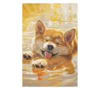 Adults 75x50cm/1000pcs Jigsaw Puzzle Shiba Adorable Water Fun Puzzles for Adults Family Games Perfect Decoration for Is Ideal As A Gift 75x50cm/1000pcs