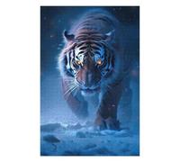 Adults 75x50cm/1000pcs Jigsaw Puzzle Snowy Tiger Stalking Jigsaw for Adults Relax Games Presents for Women Difficult And Challenge 75x50cm/1000pcs