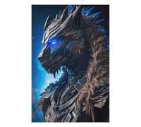 Adults 75x50cm/1000pcs Jigsaw Puzzle Steampunk Wolf Armor Puzzle for Adults Relaxing Games But Fun And Humorous Parent-child Interaction 75x50cm/1000pcs