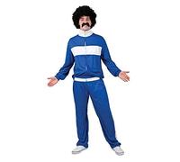 Adults 80s Retro Trackie Costume One Size