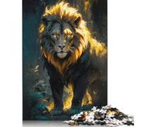 Adults And Adolescents Jigsaw Puzzle 'A Lion Surveys Its Domain Puzzle Jigsaws for Adults for Home Decoration 500pcs (52x38cm)