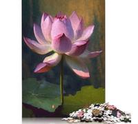 Adults And Adolescents Jigsaw Puzzle A Lotus Pond of Serenity Puzzles Jigsaw Puzzles for Adults Gifts 1000pcs (75x50cm)