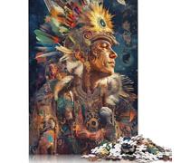 Adults And Adolescents Jigsaw Puzzle Ancient Indians Puzzles for Adults & Teenager Family Game 1000pcs (75x50cm)