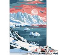 Adults And Adolescents Jigsaw Puzzle Arctic Landscape Puzzles Jigsaw Puzzles for Adults Educational Game Challenge Toy 1000pcs (75x50cm)