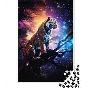 Adults And Adolescents Jigsaw Puzzle Art Animal Tiger Puzzles for Adults & Teenager Family Game 1000pcs (38x26cm)