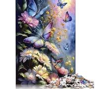 Adults And Adolescents Jigsaw Puzzle Art Butterfly Puzzles for Adults & Teenager Family Game 1000pcs (38x26cm)