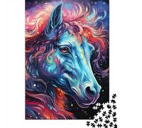 Adults And Adolescents Jigsaw Puzzle Art Horse Puzzles for Adults & Teenager Family Game 1000pcs (75x50cm)