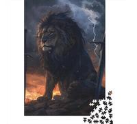 Adults And Adolescents Jigsaw Puzzle Artistic Lion Puzzles for Adults & Teenager Family Game 1000pcs (38x26cm)