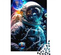 Adults And Adolescents Jigsaw Puzzle Astronaut Outer Space Puzzles for Adults & Teenager Family Game 1000pcs (38x26cm)