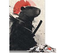 Adults And Adolescents Jigsaw Puzzle Beaver Samurai Puzzles Paper Puzzles Educational Game for Adult Teenagers 38x26cm/1000pcs