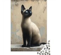 Adults And Adolescents Jigsaw Puzzle Egyptian Cat Puzzles for Adults & Teenager Family Game 1000pcs (75x50cm)