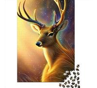 Adults And Adolescents Jigsaw Puzzle Fantasy Deer1 Puzzles for Adults & Teenager Family Game 1000pcs (38x26cm)