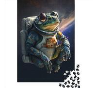 Adults And Adolescents Jigsaw Puzzle Frog Space Astronaut6 Puzzles for Adults & Teenager Family Game 1000pcs (38x26cm)