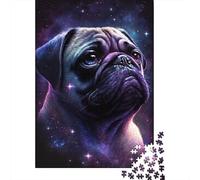 Adults And Adolescents Jigsaw Puzzle Galaxy Colour Pug Puzzles for Adults & Teenager Family Game 1000pcs (38x26cm)