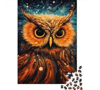 Adults And Adolescents Jigsaw Puzzle Galaxy Owl Puzzles for Adults & Teenager Family Game 1000pcs (38x26cm)