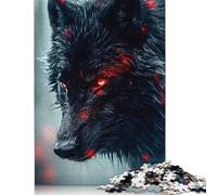 Adults And Adolescents Jigsaw Puzzle Glowing Eyes Wooden Puzzle for Adults And Teenager Family Entertainment Toys 500pcs (52x38cm)