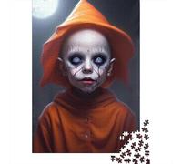 Adults And Adolescents Jigsaw Puzzle Halloween Girl Puzzles for Adults & Teenager Family Game 1000pcs (38x26cm)