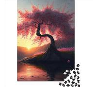 Adults And Adolescents Jigsaw Puzzle Japanese Cherry Blossoms84 Puzzles for Adults & Teenager Family Game 1000pcs (38x26cm)