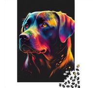 Adults And Adolescents Jigsaw Puzzle Labrador Colorful Puzzles for Adults & Teenager Family Game 1000pcs (75x50cm)