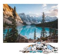 Adults And Adolescents Jigsaw Puzzle Moraine Lake at Sunset Puzzles Jigsaw Puzzles for Adults Gifts 1000pcs (75x50cm)