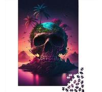 Adults And Adolescents Jigsaw Puzzle Mystical Island Sunset Puzzles for Adults & Teenager Family Game 1000pcs (38x26cm)