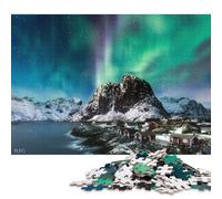 Adults And Adolescents Jigsaw Puzzle Norway Lofoten Islands Puzzle Jigsaws for Adults for Home Decoration 1000pcs (75x50cm)