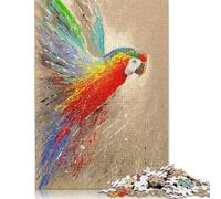 Adults And Adolescents Jigsaw Puzzle Parrot Flies Paper Puzzle for Adults And Teenager For Family Fun & Game Night 38x26cm/1000pcs
