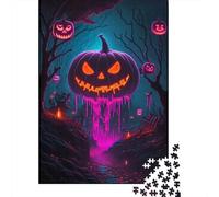 Adults And Adolescents Jigsaw Puzzle Pumpkin Head Puzzles for Adults & Teenager Family Game 1000pcs (38x26cm)