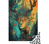 Adults And Adolescents Jigsaw Puzzle Spirit Of The Forest Puzzles for Adults & Teenager Family Game 1000pcs (75x50cm)