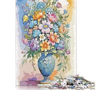 Adults And Adolescents Jigsaw Puzzle Spring Flower Puzzles Wooden Puzzles Educational Game for Adult Teenagers 500pcs (52x38cm)