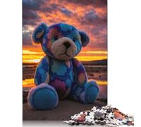 Adults And Adolescents Jigsaw Puzzle Teddy Bear Style 7 Wooden Puzzle for Adults And Teenager Family Entertainment Toys 1000pcs (75x50cm)
