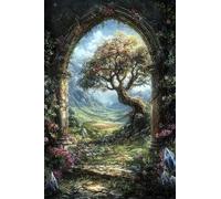 Adults and Beginners 5D Diamond Painting DIY Full Drill Kits Beautiful Dreamy Scenery Pictures Embroidery Cross Stitch Diamond Art Perfect for Gift and Home Wall Decor Round Drill 60x90cm C0164