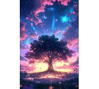 Adults and Beginners 5D Diamond Painting DIY Full Drill Kits Beautiful Dreamy Scenery Pictures Embroidery Cross Stitch Diamond Art Perfect for Gift and Home Wall Decor Round Drill 80x120cm C0161