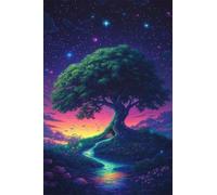 Adults and Beginners 5D Diamond Painting DIY Full Drill Kits Beautiful Dreamy Scenery Pictures Embroidery Cross Stitch Diamond Art Perfect for Gift and Home Wall Decor Round Drill 20x30cm C0162