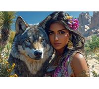 Adults and Beginners 5D Diamond Painting DIY Full Drill Kits Beautiful Indian Girl Pictures Embroidery Cross Stitch Diamond Art Perfect for Gift and Home Wall Decor Round Drill 90x135cm C0693