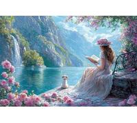 Adults and Beginners 5D Diamond Painting DIY Full Drill Kits Elegant Noble Lady Pictures Embroidery Cross Stitch Diamond Art Perfect for Gift and Home Wall Decor Square Drill60x90cm C2119