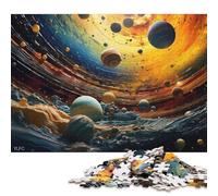 Adults And Teenagers Puzzle Cosmic Planet Spectacle Puzzles for Teenagers Gifts for Adults 1000pcs (75x50cm)