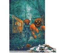 Adults And Teenagers Puzzle Halloween Pumpkin Clown Woman Puzzles for Teenagers Gifts for Adults 1000pcs (75x50cm)