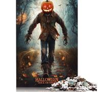 Adults And Teenagers Puzzle Halloween Scarecrow Puzzles for Teenagers Gifts for Adults 500pcs (52x38cm)