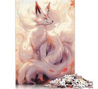 Adults And Teenagers Puzzle Kitsune Japanese Fox Puzzles for Teenagers Gifts for Adults 1000pcs (75x50cm)