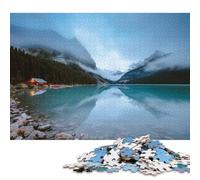 Adults And Teenagers Puzzle Lake Louise Banff Canada Puzzles for Teenagers Gifts for Adults 500pcs (52x38cm)