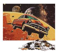 Adults And Teenagers Puzzle Vintage Car Space Puzzles for Teenagers Gifts for Adults 500pcs (52x38cm)