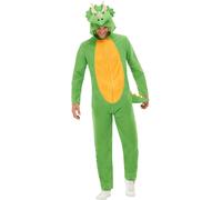 Adults Animal Costume Deluxe Hooded Jumpsuit Lion Giraffe Dinosaur Mens Ladies